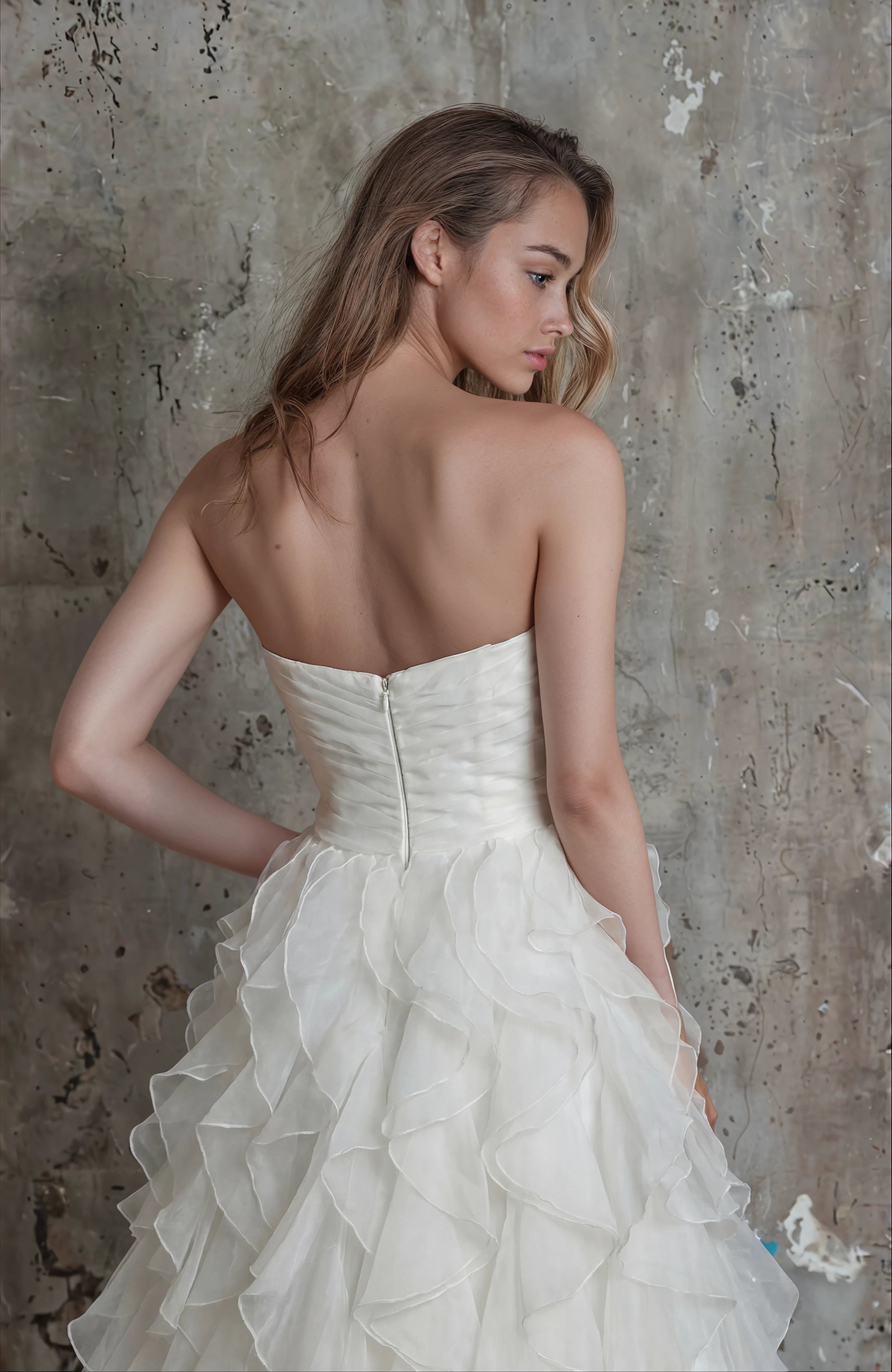 Monique Lhuillier Bliss strapless mermaid wedding gown