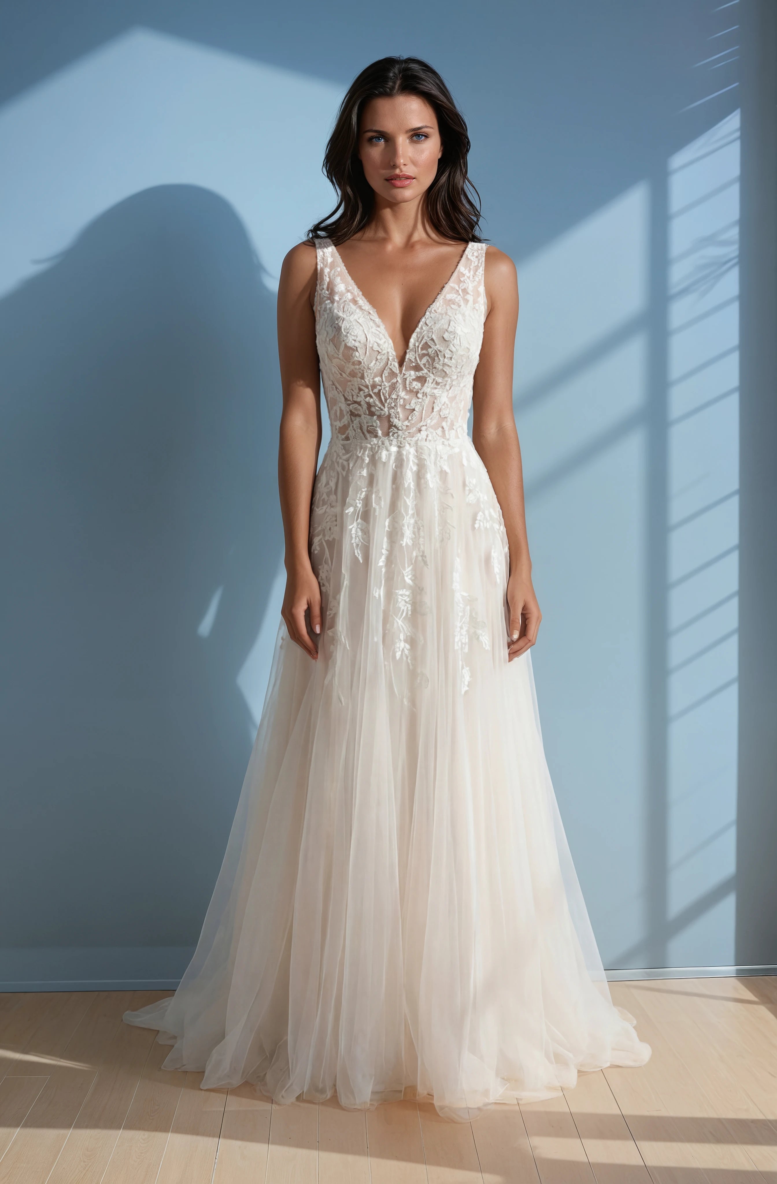 Galina Signature Beaded Lace A-Line Wedding Dress