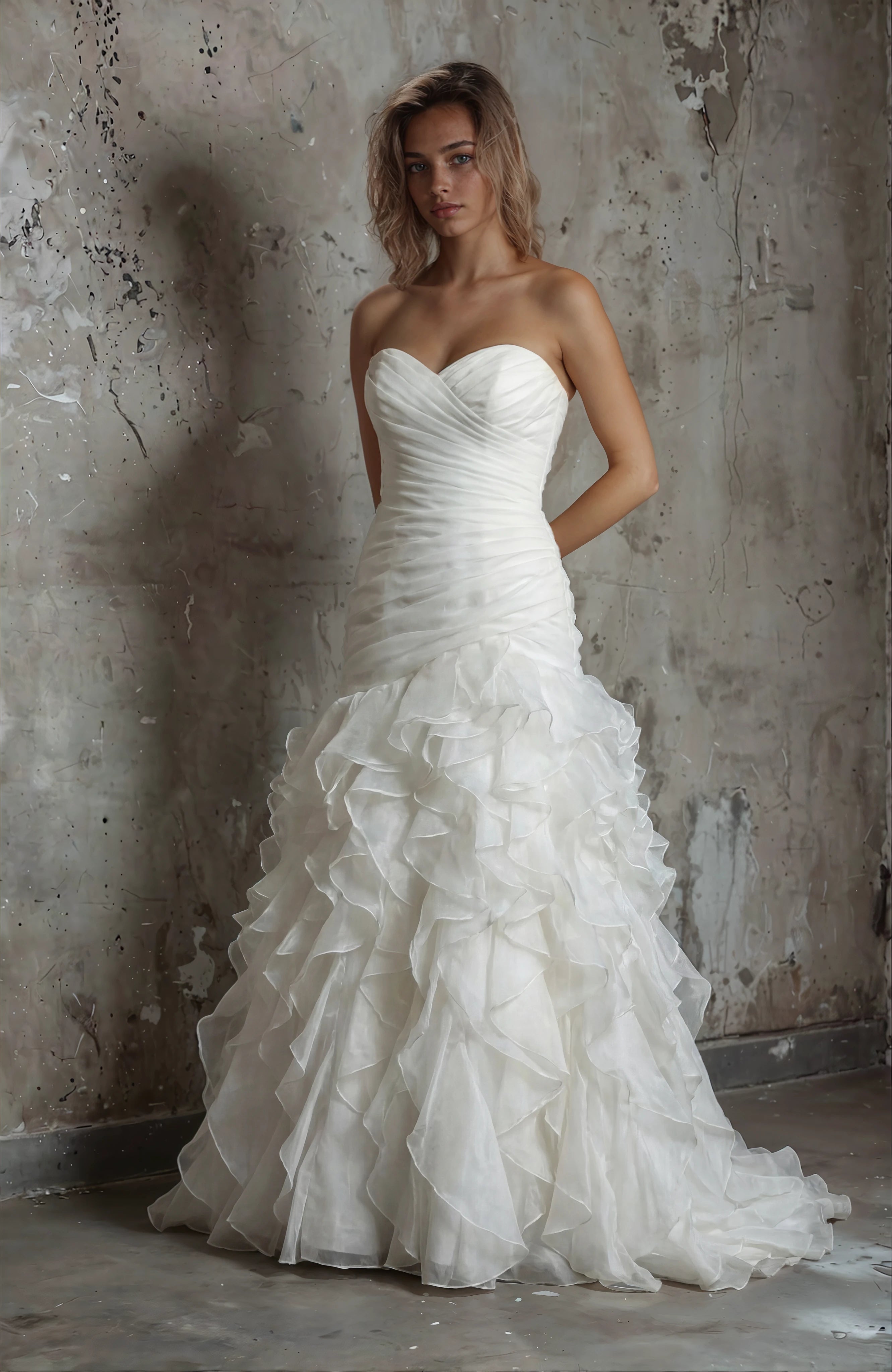 Monique Lhuillier Bliss strapless mermaid wedding gown
