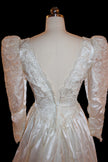 Vintage 90s Dramatic Train Wedding Dress