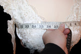 Vintage 90s Dramatic Train Wedding Dress