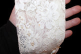 Vintage 90s Dramatic Train Wedding Dress