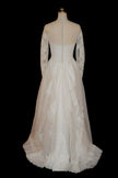 Vintage 1970s Lace Wedding Gown – Romantic Edwardian Revival Bridal Dress