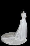 Vintage 80s Alfred Angelo Bows and Beads Wedding Gown
