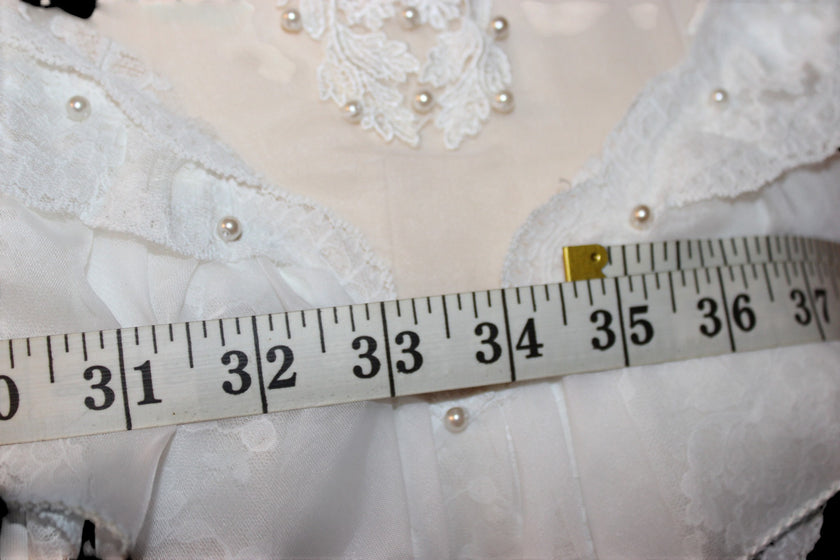 Vintage 70s Edwardian Ball Gown