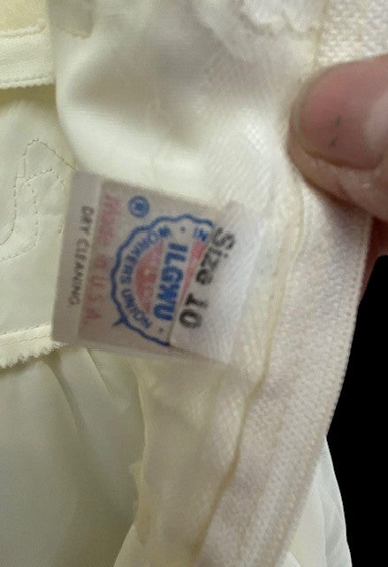 Vintage 1970s Lace Wedding Gown – Romantic Edwardian Revival Bridal Dress