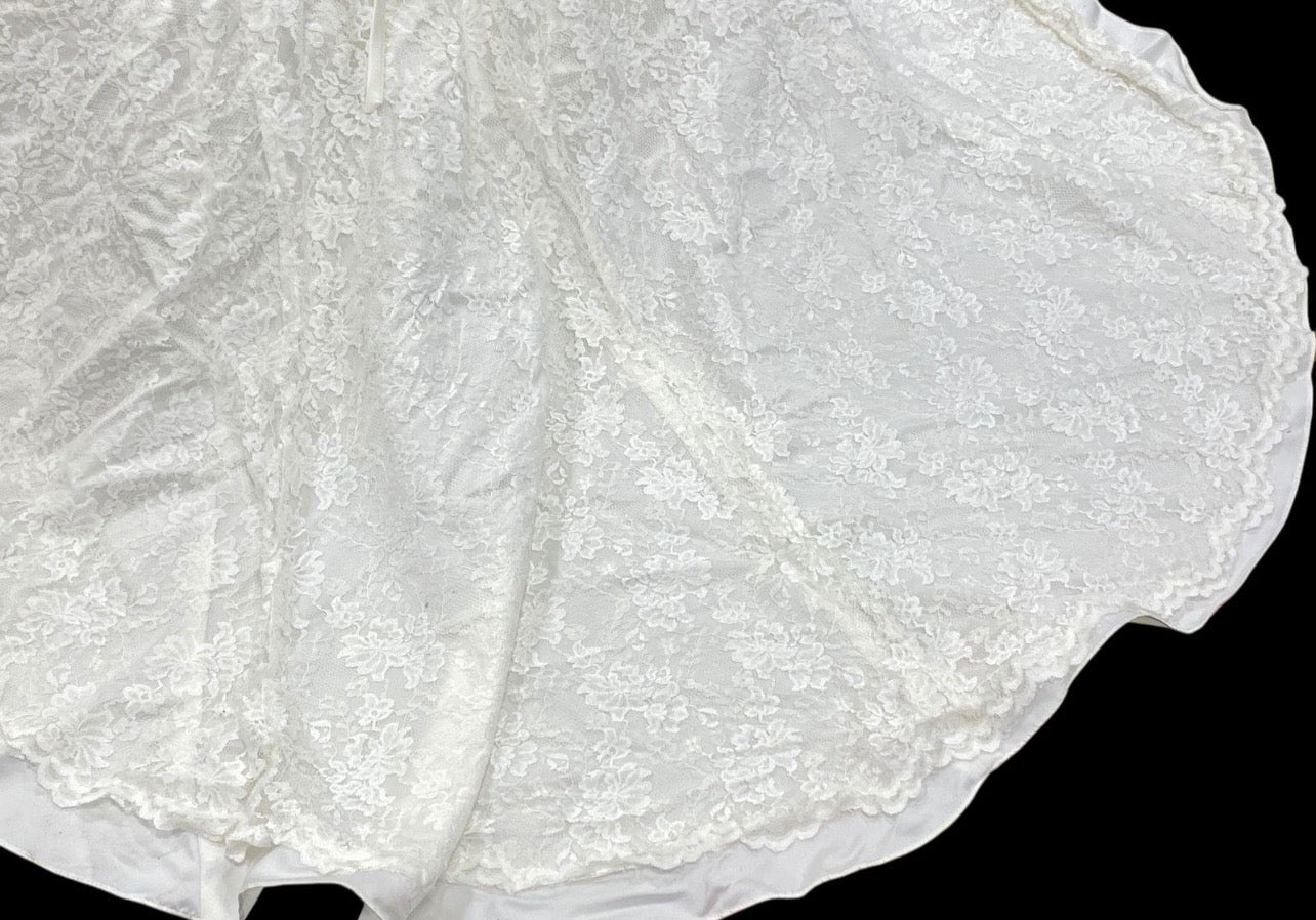 David's Bridal YP3344 Corset Strapless A-Line