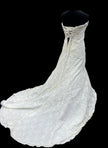 David's Bridal YP3344 Corset Strapless A-Line