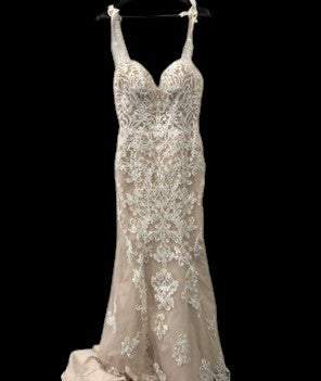 Stella York 6590 Wedding Gown – Moscato Ivory Lace | Size 10