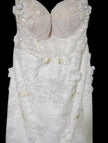 Ida Torez Strapless Lace Wedding Gown NWT