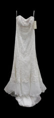 Ida Torez Strapless Lace Wedding Gown NWT