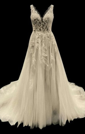 Galina Signature Beaded Lace A-Line Wedding Dress