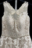 Rebecca Ingram Tea-Length Lace Wedding or Rehearsal Dress