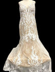 Elysee Edition Ivory Floral Lace Fit-and-Flare Wedding Gown