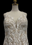 Elysee Edition Ivory Floral Lace Fit-and-Flare Wedding Gown