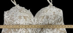 Elysee Edition Ivory Floral Lace Fit-and-Flare Wedding Gown