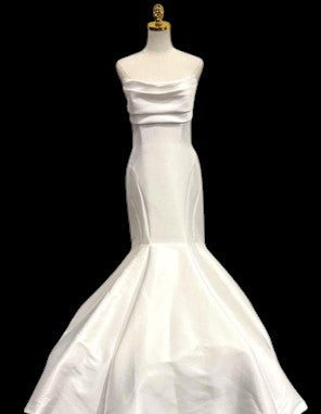 Blue by Enzoani Satin Mermaid Wedding Gown