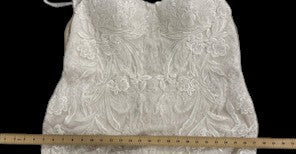 Elysee Neytiri Embroidered Lace Fit-and-Flare Wedding Gown with Illusion Train