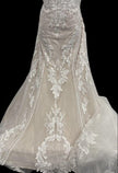 Sottero and Midgley Lace Wedding Gown with Illusion Bodice & Train