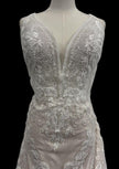 Sottero and Midgley Lace Wedding Gown with Illusion Bodice & Train