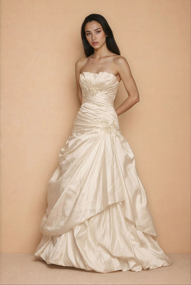 Enzoani Calistoga Wedding Gown | Luxurious Satin Bridal Dress