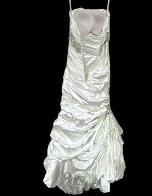 Sottero and Midgley Sabelle Strapless Satin Rhinestone Wedding Gown