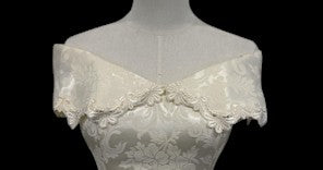 Vintage Scott McClintock Lace Wedding Gown with Removable Gloves