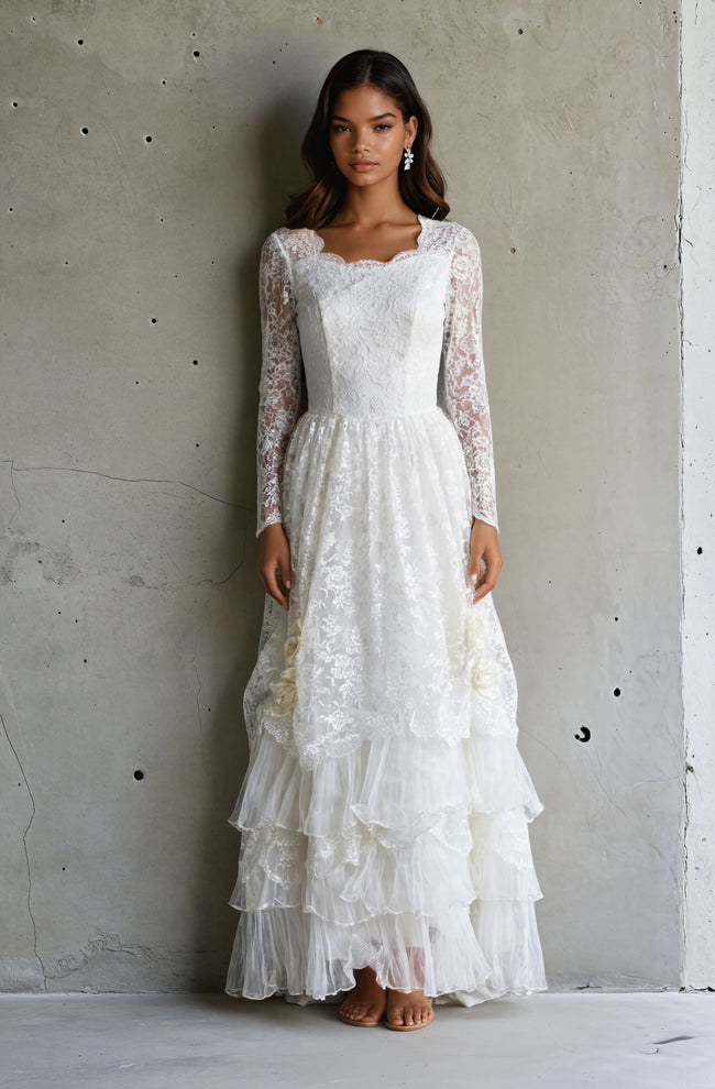 Vintage Alfred Angelo – Edyth Vincent Collection Wedding Gown