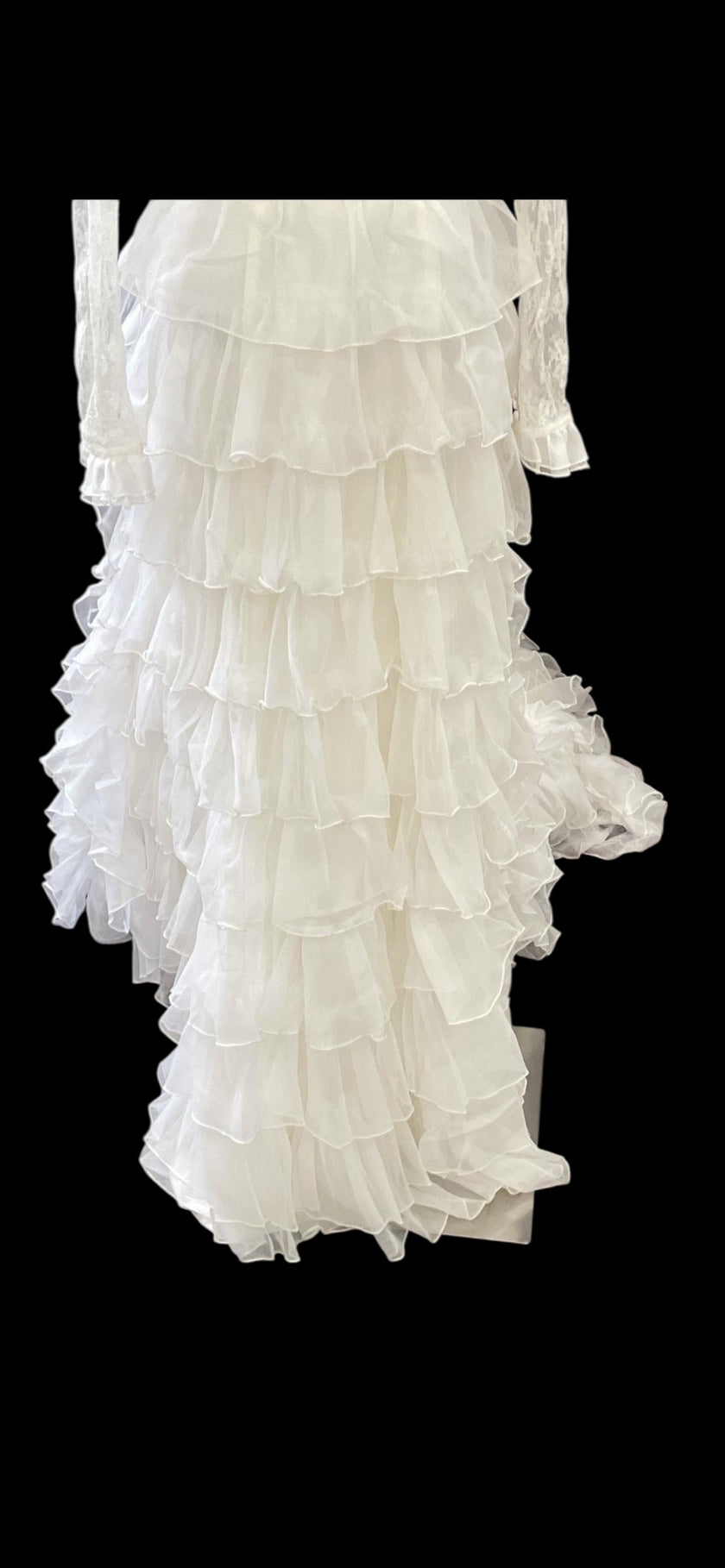 Vintage 70s Edwardian Ball Gown