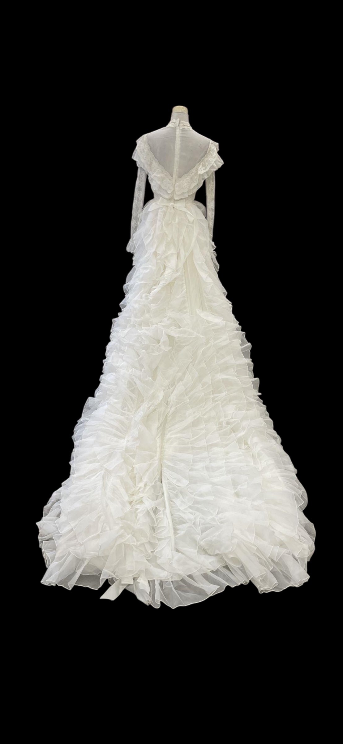 Vintage 70s Edwardian Ball Gown