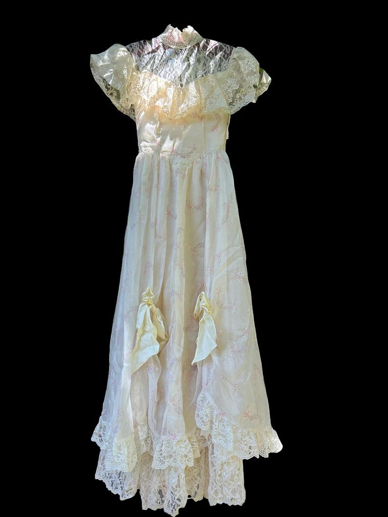 Vintage Jessica McClintock Gunne Sax Gown